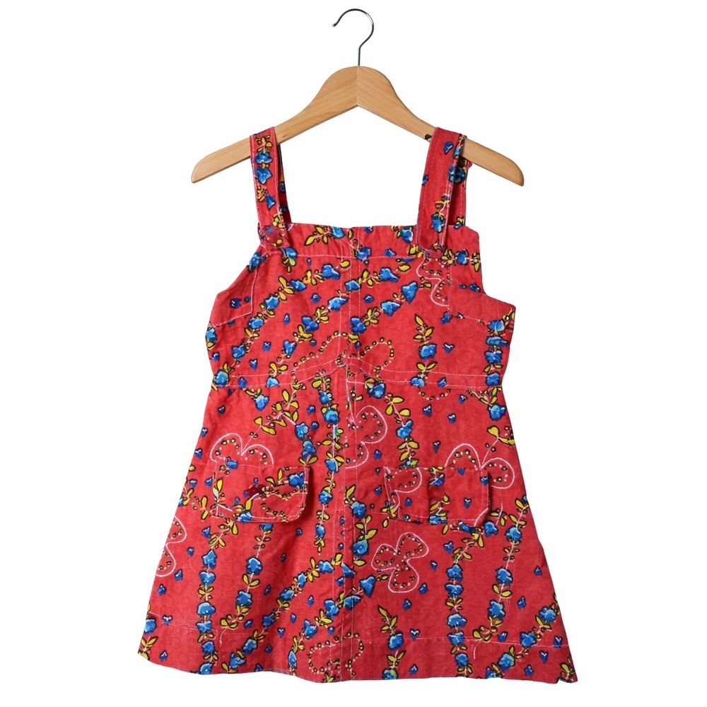 Handmade Vintage Girls Dress. Good Vintage Condition. Size 2/3. Tank Top Dress